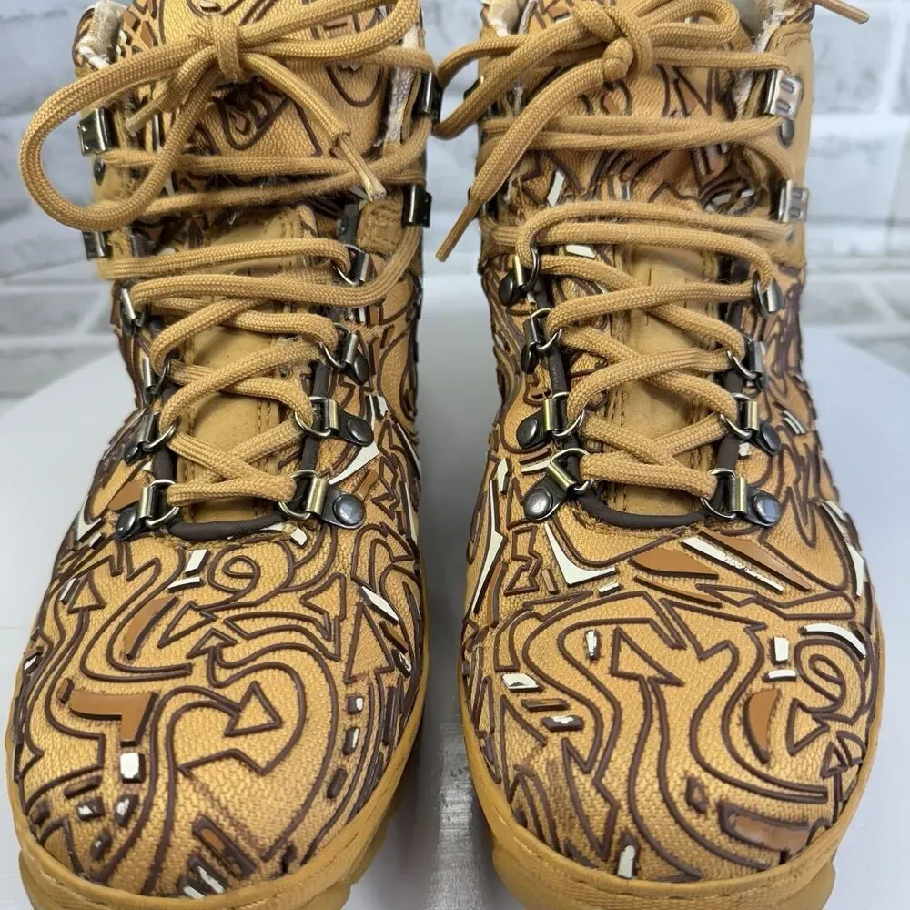 Timberland Ventech III Graffiti Graphic Field Boots Wheat 11.5- Limited Edition